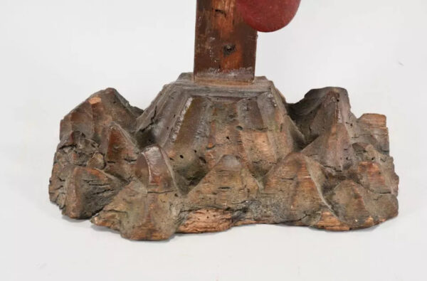 Crocifisso Barocco Cuore Gesù XVIII secolo - immagine 7
