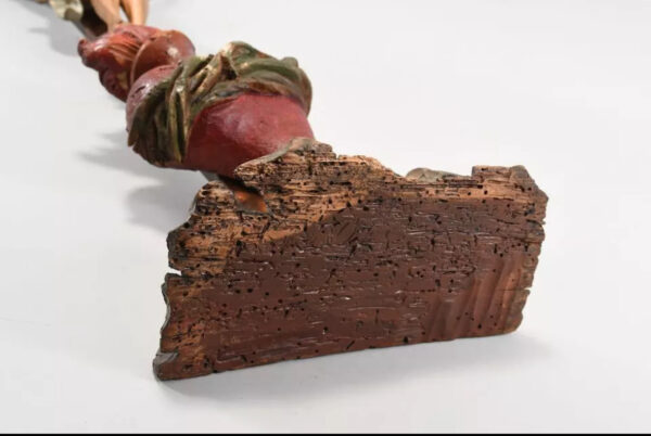 Crocifisso Barocco Cuore Gesù XVIII secolo - immagine 11