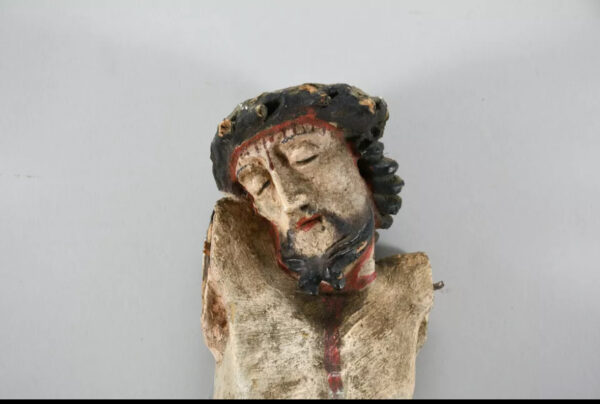 Corpo di Cristo intagliato fine XVII secolo - immagine 2