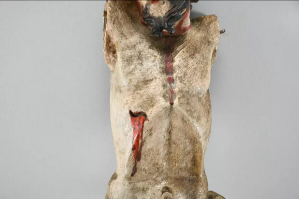 Corpo di Cristo intagliato fine XVII secolo - immagine 3