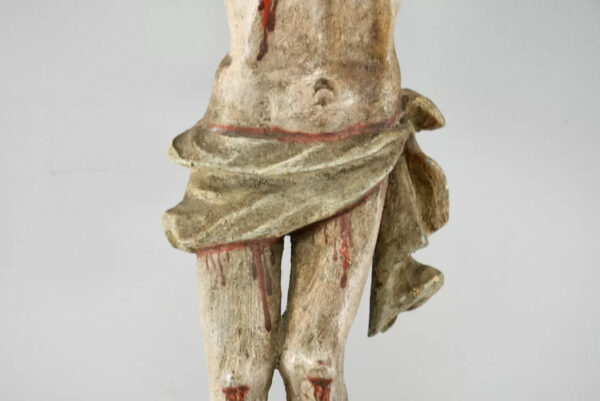 Corpo di Cristo intagliato fine XVII secolo - immagine 4