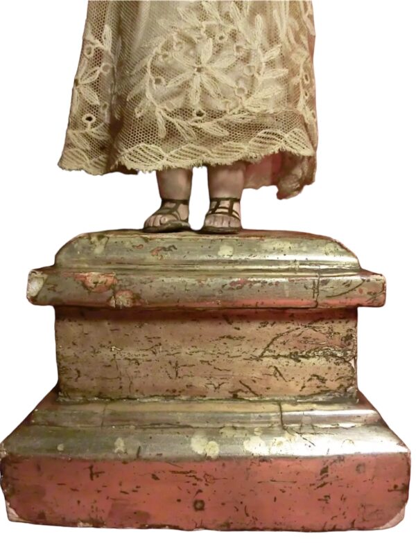 Grande antica madonna napoletana, prima metà XVII secolo - immagine 4