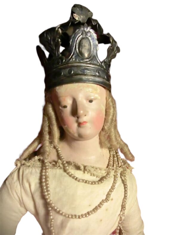 Grande antica madonna napoletana, prima metà XVII secolo - immagine 8